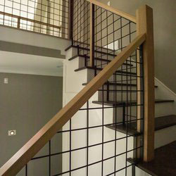 custom metal stair enclose charlotte nc